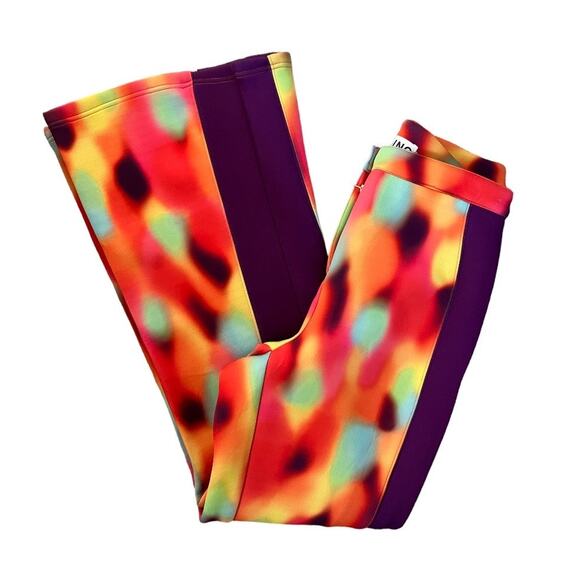 Misa Hylton x INC Scuba Colorful Flared Pants Small - Picture 3 of 4